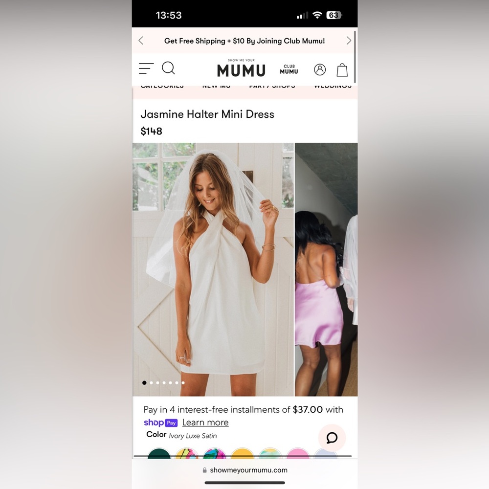 Show Me Your Mumu - Wedding Event Dress